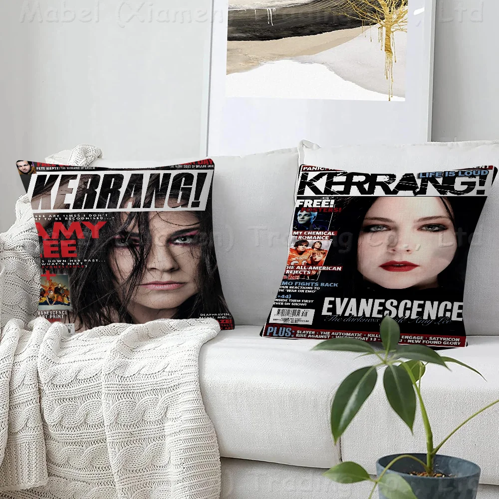 Amy Lee E-Evanescence Maple Design Cushion Cover Happy Autumn Harvest Decor Holiday Decorati Pillow Cover