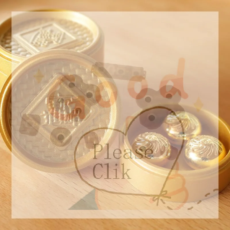 【HG】Chinese Feng Shui Golden Steamer Ornament And Lucky Golden Turtle, Bun, Perfect For Home Office Tabletop Good Luck Gift