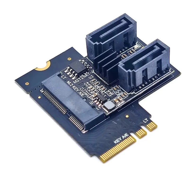 

HJ-SATA 3.0 для M. 2-клавишного адаптера A+ E Riser, плата расширения M. 2 NGFF Key A/E для M. 2-клавишный A+ E SSD HDD 6 Гбит/с