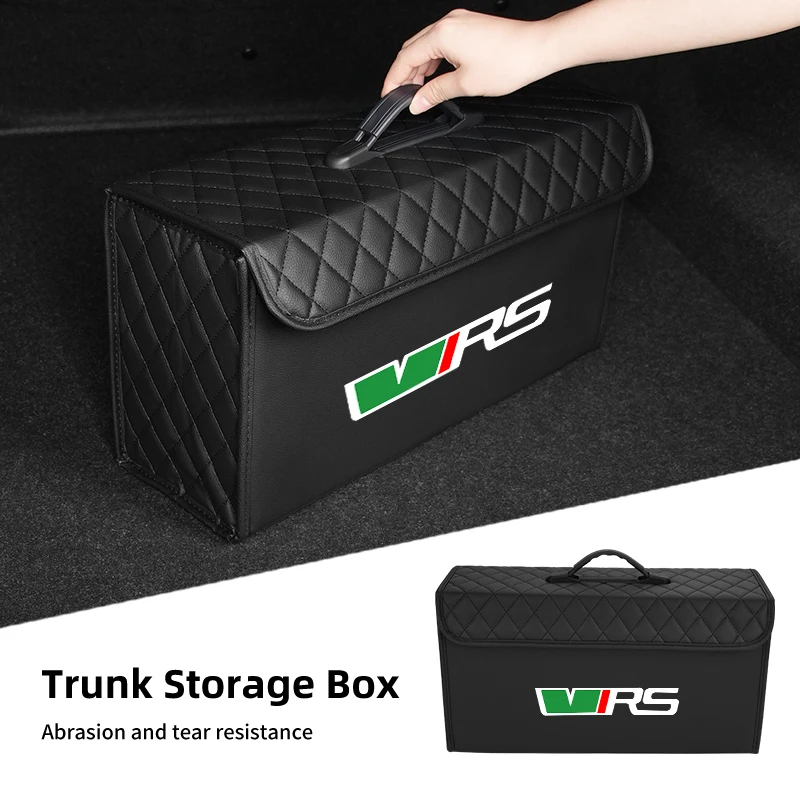 

Car Trunk Storage Box Multiuse Portable travel Organizer Tools Bag For Skoda VRS Octavia Kamiq Kodiaq Karoq RS Superb Fabia Rapi