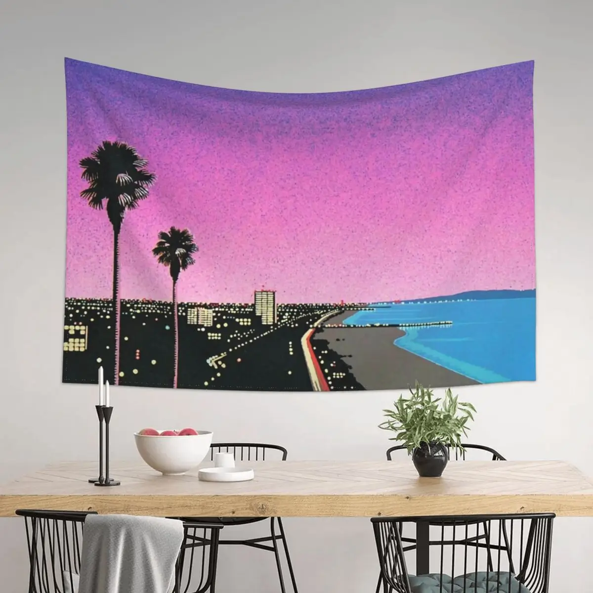 

Hiroshi Nagai Vaporwave Bendro Tapestry Wall Deco Hanging Wall Aesthetic Room Decors Home Decoration Accessories Tapestry