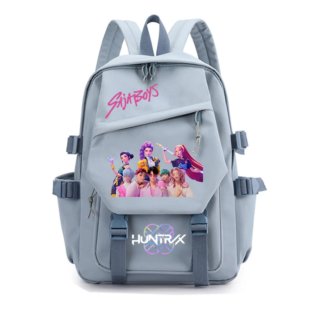Nueva mochila KPop Demon Hunters Huntrix, mochilas de viaje a la moda para hombres y mujeres, mochilas para niños, mochila escolar para deportes al aire libre