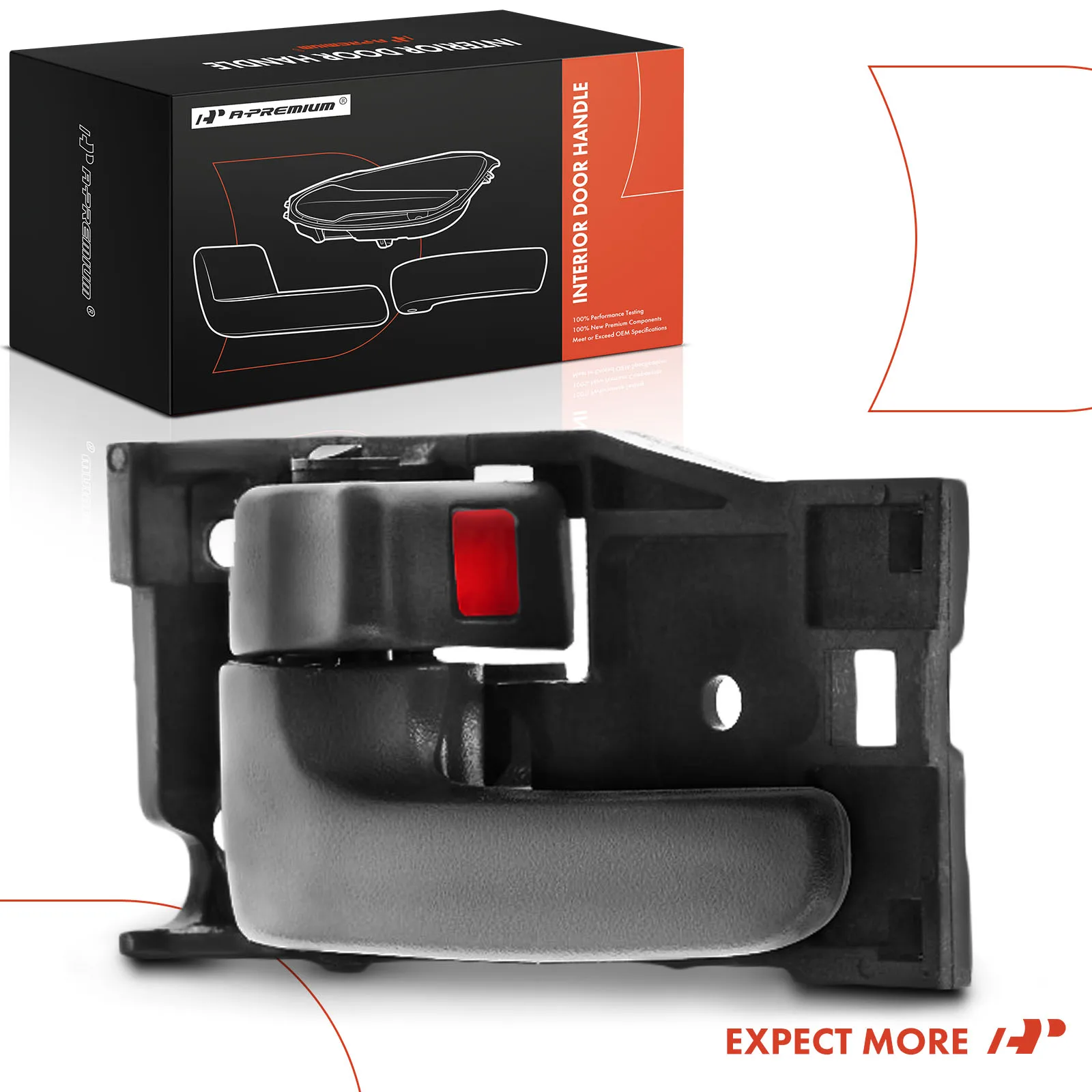 A-Premium Driver Side Dark Gray Interior Door Handle for Toyota Tundra 2004-2006