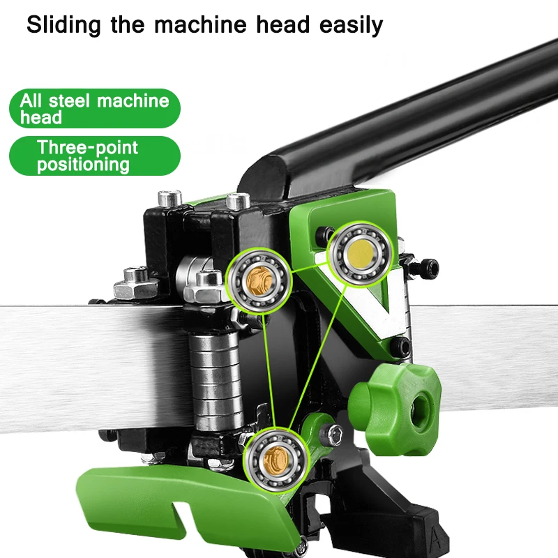 S5-800 All Steel Manual Ceramic Tile Cutter – Multifunctional Infrared High Speed Push Knife