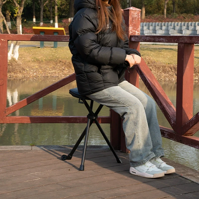 Multifunctional Folding Stool,Elderly Crutch Stool,Creative Cane Chair,Outdoor Mountain Chair,Travel Camping Chair,Portable Seat