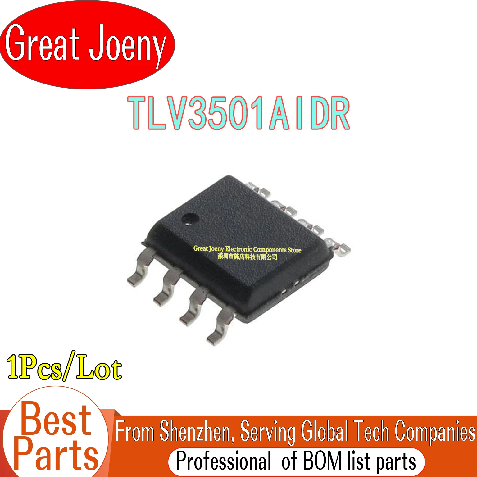 

TLV3501AIDR TLV3501AID TLV3501 IC Chipset SOP-8