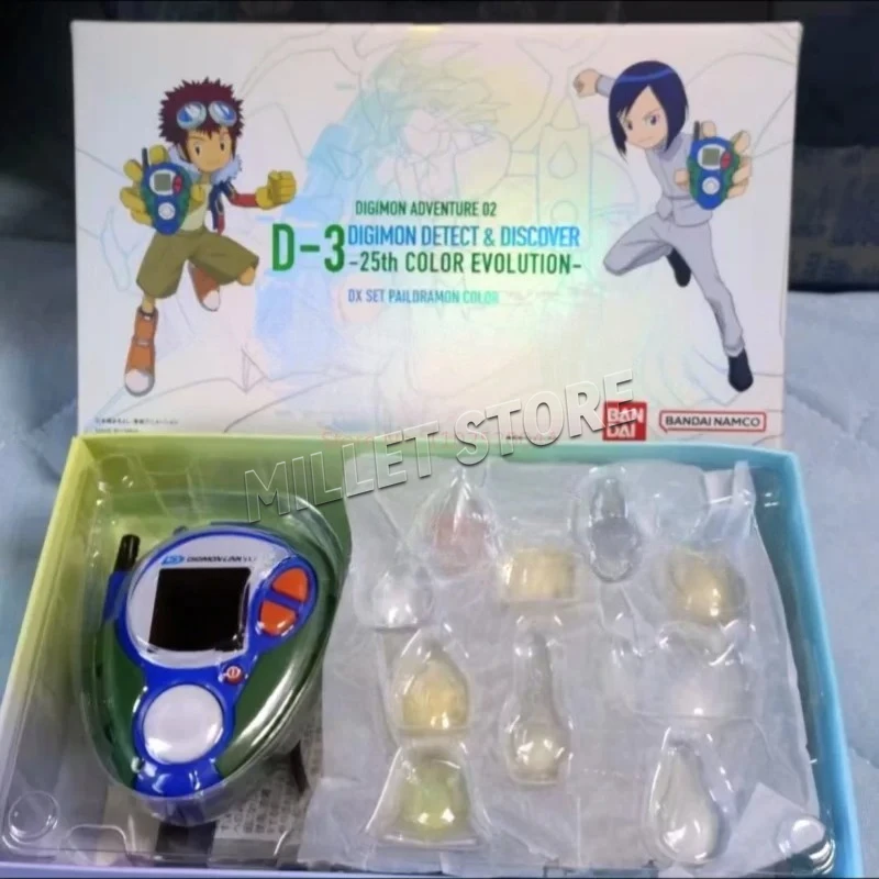 Оригинальный набор Bandai D-3 Digimon Detect & Discover -25th Color Evolution Dx Ken Ichjoji Dx Set Paildramon Daisuke Motomiya