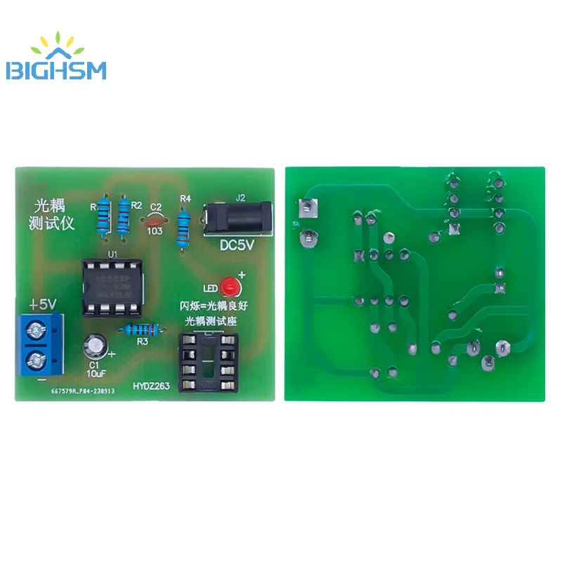 1 ชุด OPTOCOUPLER Tester ชุดการประยุกต์ใช้ Circuit Board ฝึกเชื่อม DIY อิเล็กทรอนิกส์ผลิตภัณฑ์ประกอบอะไหล่