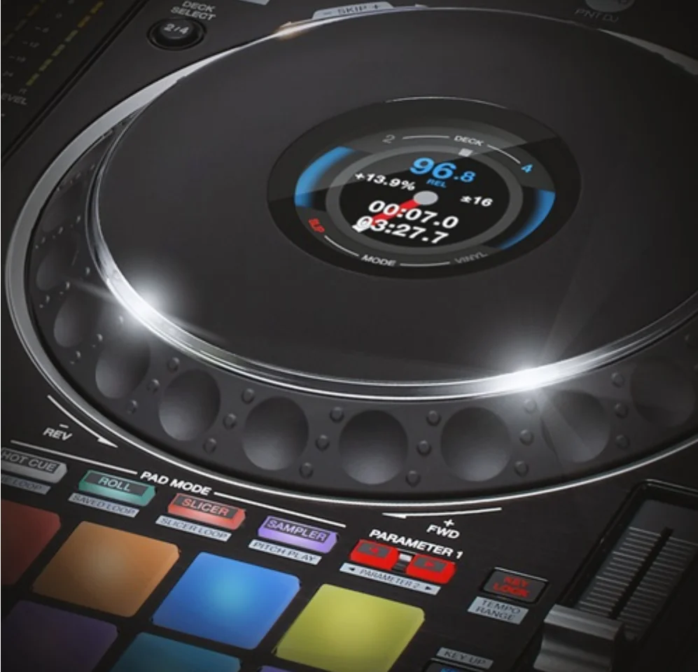 Mixer de controlador de DJ/console de áudio