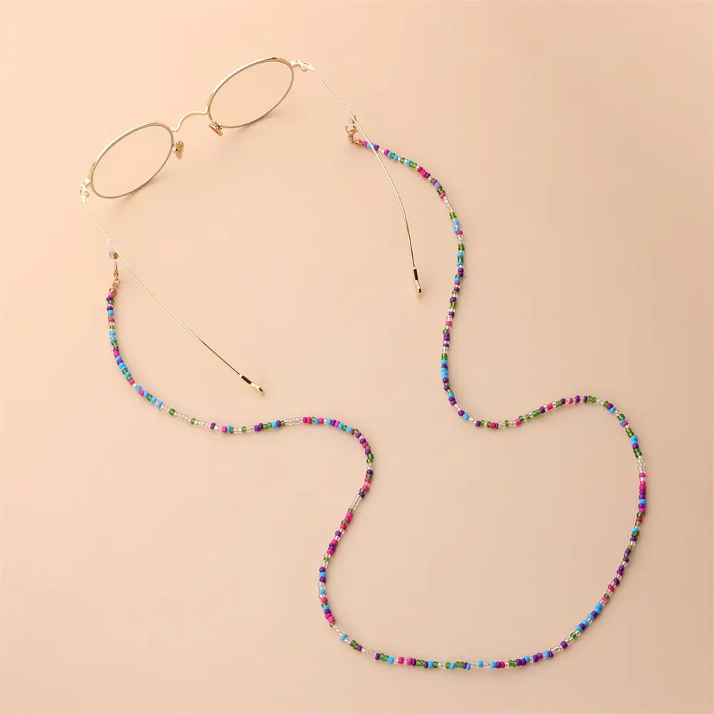 Women  Beads Eyeglass Chains Glasses Chains Glasses Holder Strap Beaded Mask Lanyard Mask Chains