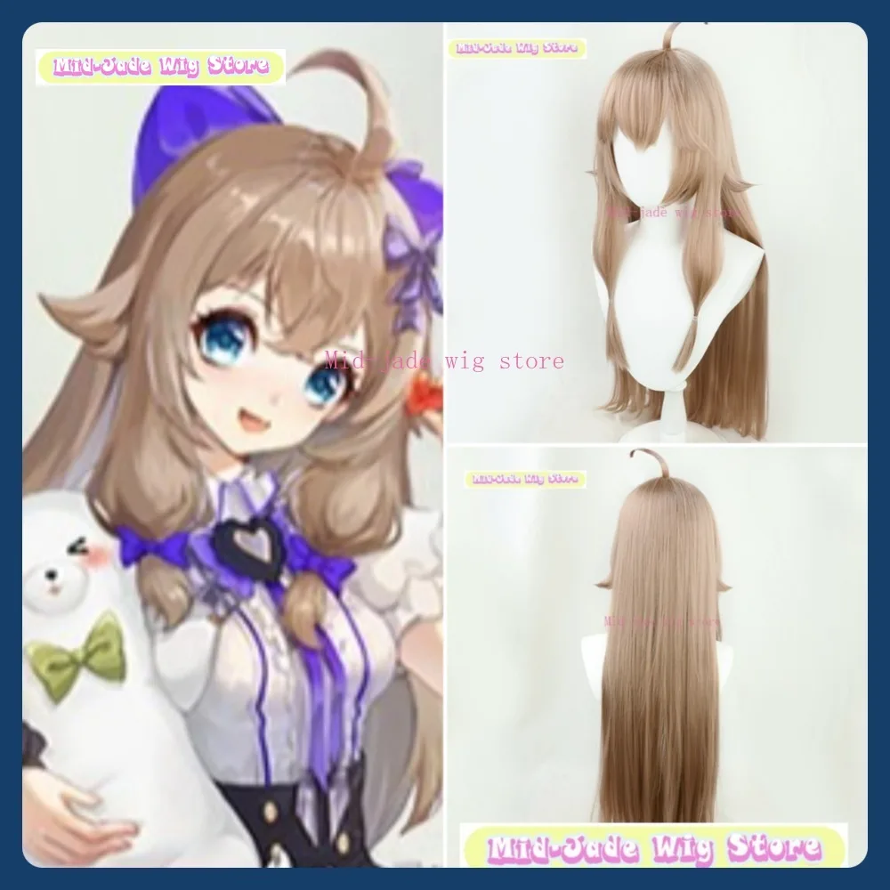 

Mid-jade Wig Store A-SOUL Diana Jia Ran Cosplay Wig Anime Game Role Playing Synthetic Hair Halloween Party