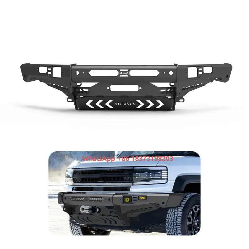 

Спортивные бары для внедорожников, черный стальной передний бампер для предотвращения столкновений с защитной пластиной для BYD Fangchengbao Leopard 5.