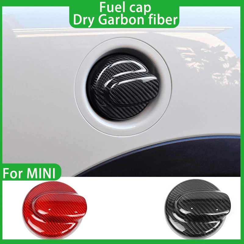 

For BMW MINI-R Series R55 Fuel Cap Real Hard Carbon Fiber Decorative Cover Sticker for Car MINI R56 Tuning Accessories