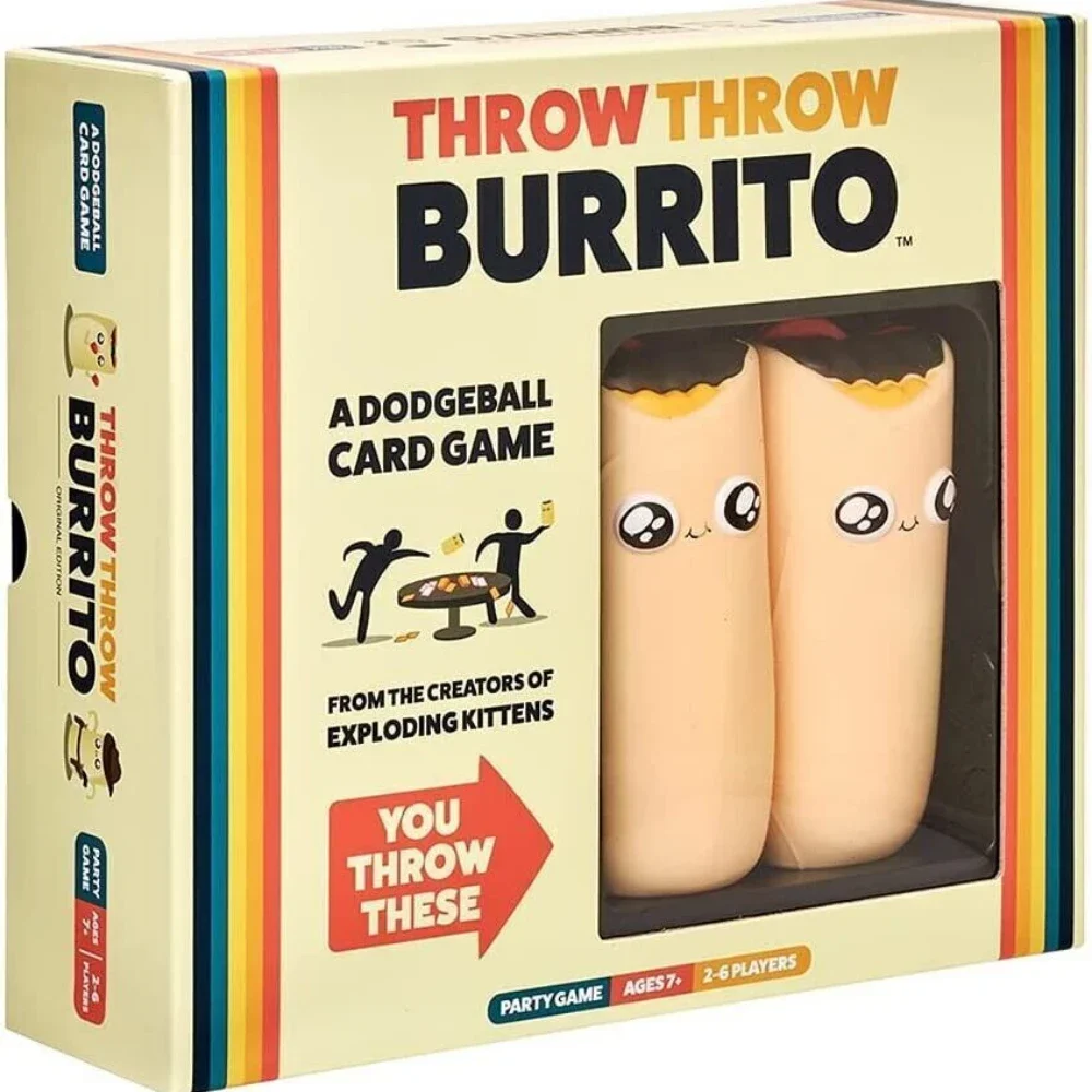 EXPLODING KITTENS Throw Throw Burrito A Dodgeball Card Game