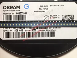 50PCS/ OSRAM LCBM67S SMD 0805/2214 Ceramic Ice Blue Light Car Instrument LED Lamp Beads