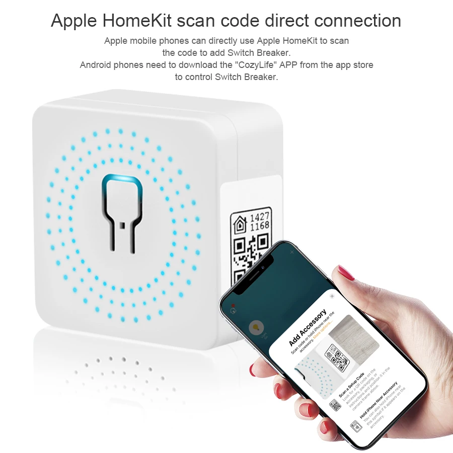 Homekit Smart Switch WiFi Siri Voice 2 Way Control 16A modulo relè interruttore di illuminazione Smart Home Breaker per Alexa Google Home