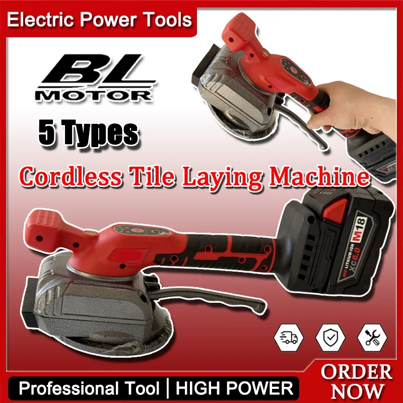 

New Cordless Tile Intelligent Wall Tile Tiling Machine Tile Vibration Leveling Machine Power Tools For Milwaukee 18V Battery