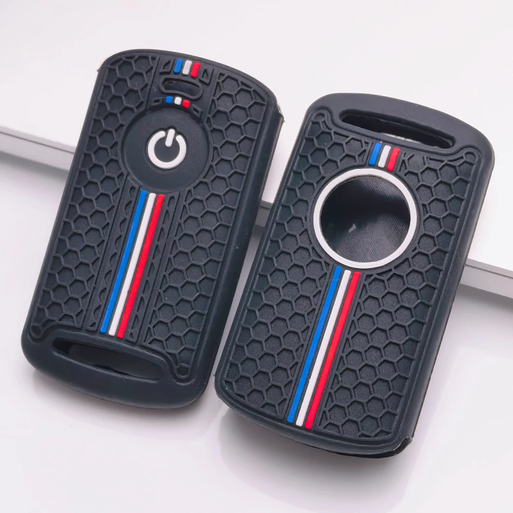 Key Case Cover for YAMAHA Nmax XMax 125 250 309 300 400 Tricity NMAX 125 Tmax Tech Max with Keychain Anti-Scratch Shockproof