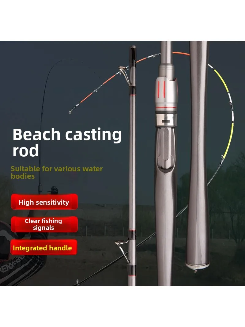 قصبة صيد كربونية جديدة .3 متر 2. متر للصيد من الشاطئ والرمي البعيد، قصبة صلبة معززة للصيد من القوارب، خفيفة الوزن ومحمولة #2