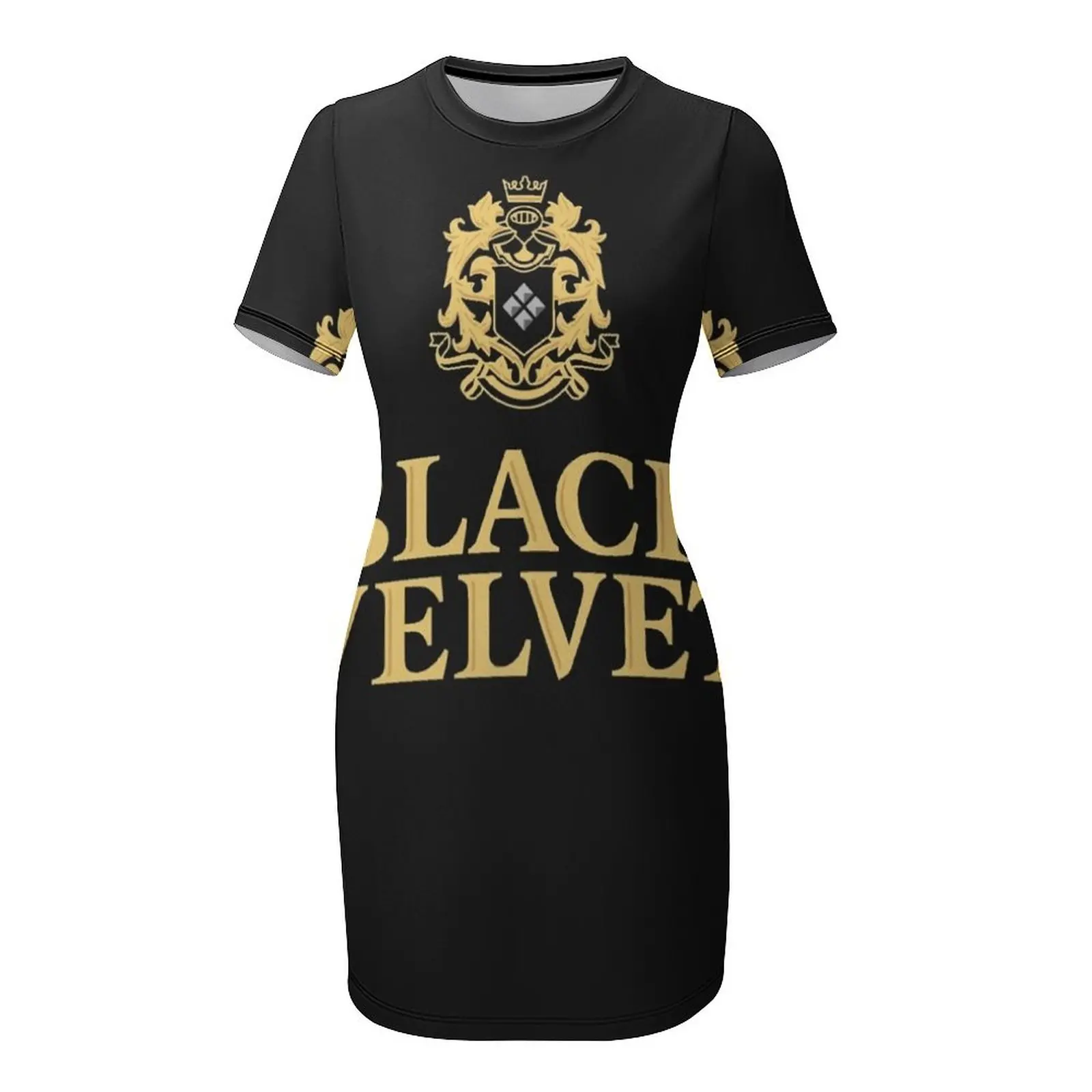 Black velvet canadian whisky essential t shirt Short Sleeved Dress dresses for womens luxury evening dresses 2024