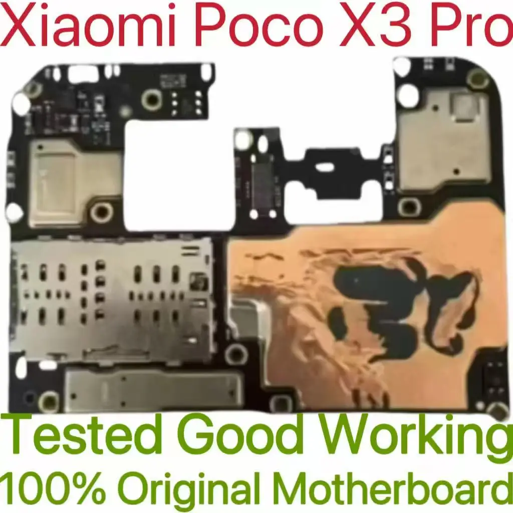 Global Version Original Unlocked Motherboard for Xiaomi Poco X3 Pro Tested Circuit Plate Main Logic Board for Xiaomi Poco X3 Pro image 4
