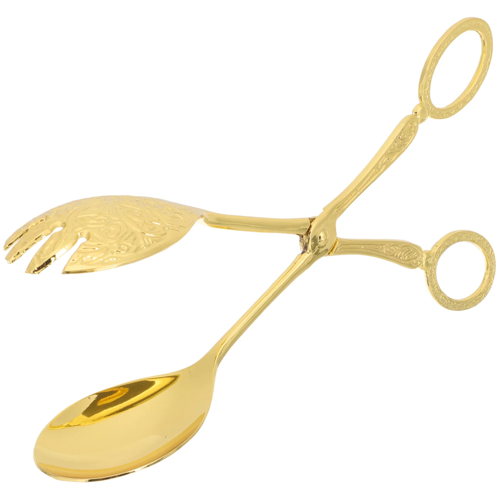 

Aluminum Alloy Food Tongs Salad Clip Multi-Function Barbecue Steak Grilling Portable Anti-Scald Cooking Tool