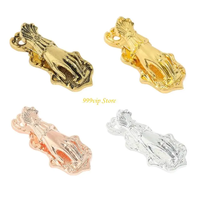 

C90C Paper Storage Clip Lady's Hand Book Clips Journal Clips Paper Clamp Binders Clips Metal Paper Page Holders
