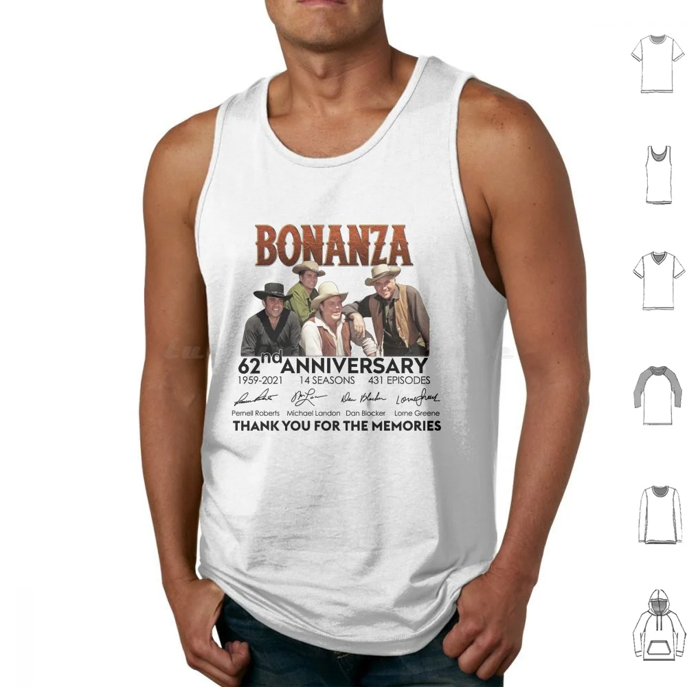 Bonanza 62nd Anniversary 1959 2021 Little Joe Éríc Hoss Cartwright Ben Cartwright Gift Graphic Unisex Love White Big