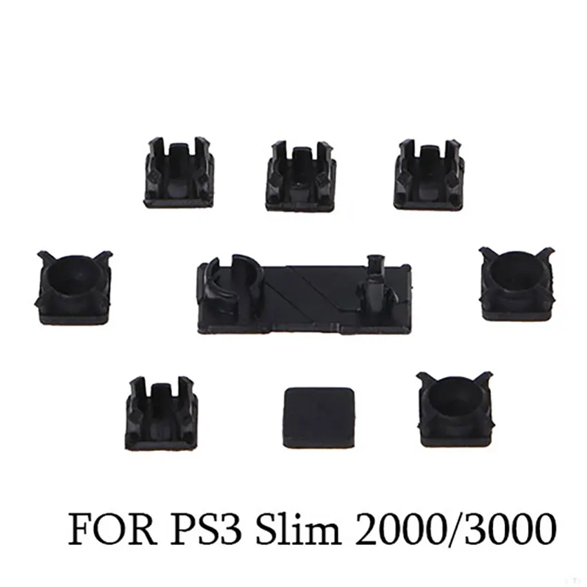 cltgxdd 1 set FOR PS2/PS3Slim2000 3000 4000 70000 fixed screw repair parts, complete set of cross screw button nuts suit