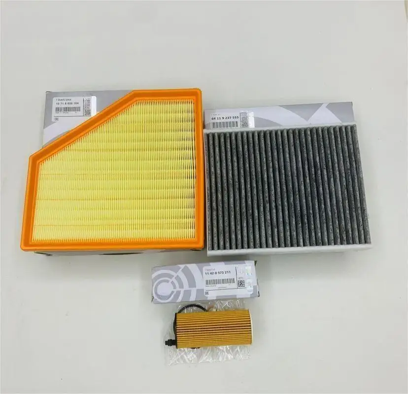 3PCS For BM 320i 330i f30 LCI 2.0T air filter 13718605164 oil filter 11428575211 cabin filter 64119237555