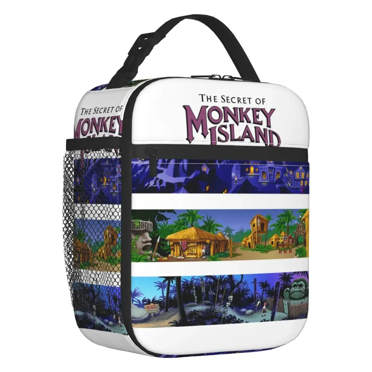 

The Secret Of Monkey Island Insulated Lunch Bags Adventure Action Game Resuable Cooler Thermal Food Lunch Box Work School Travel