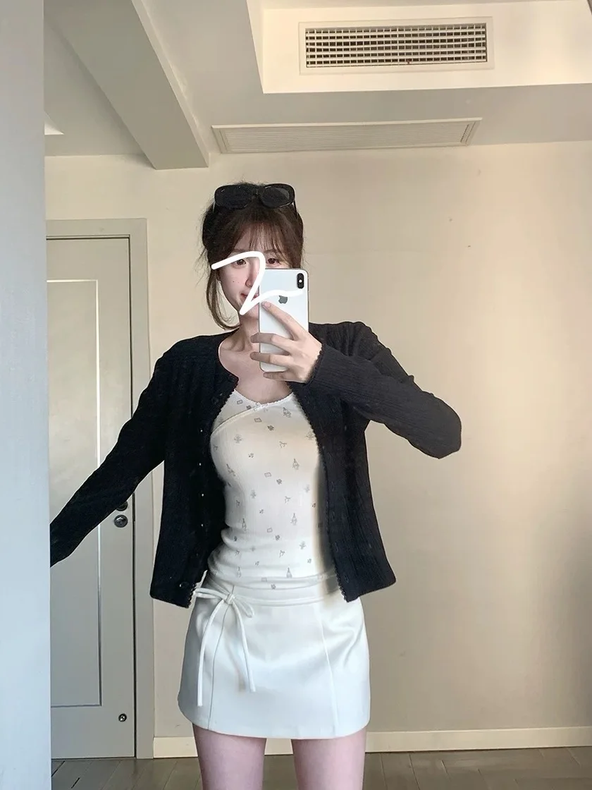 Faldas para mujer a rayas Trendix Borgoña ropa femenina mujeres minifalda empalmada seguridad Hotsweet pantalones a juego Trim contraste