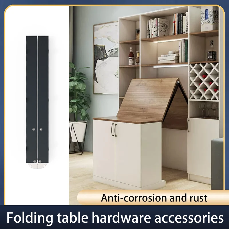 

Multifunctional Flip-up Folding Dining Table Hardware Hidden Desktop Folding Connector Flip-up Table Hardware Desk Hinges