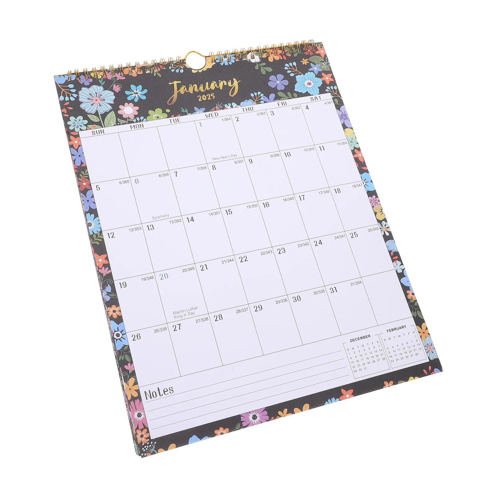 Wall Calendar Tear off Large Coil Classroom Calendars Family Paper Toddler Fridge