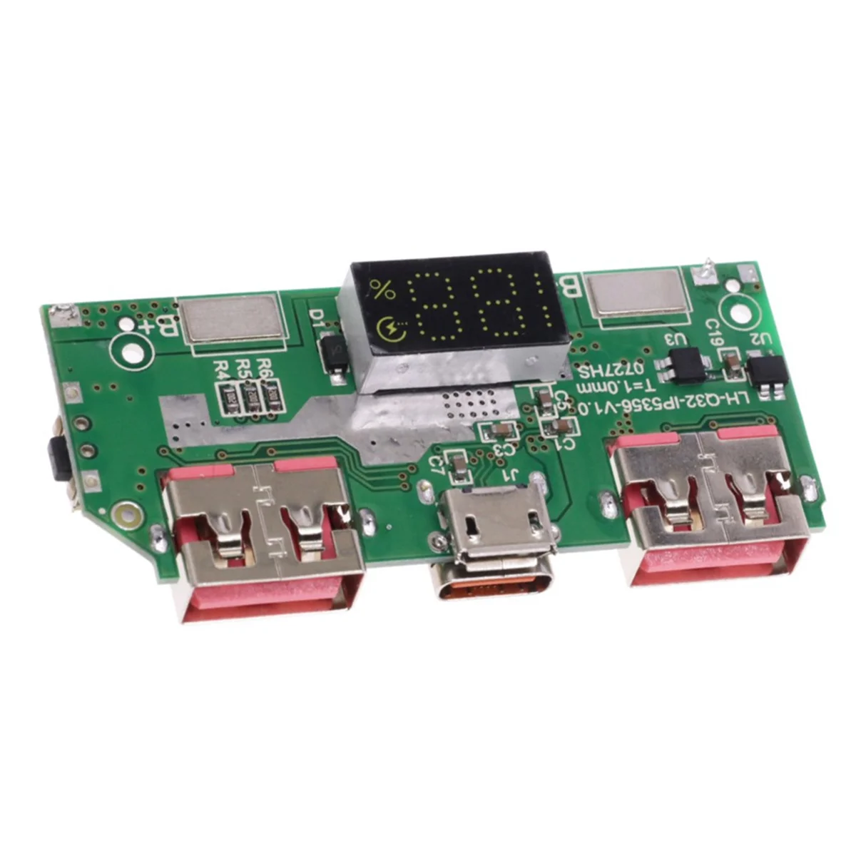 5V 3A Lithium Battery Digital Display Fast Charging Module IP5356 TYPE-C Micro-USB QC3.0 2.0 PD3.0 PD2.0/AFC/FCP