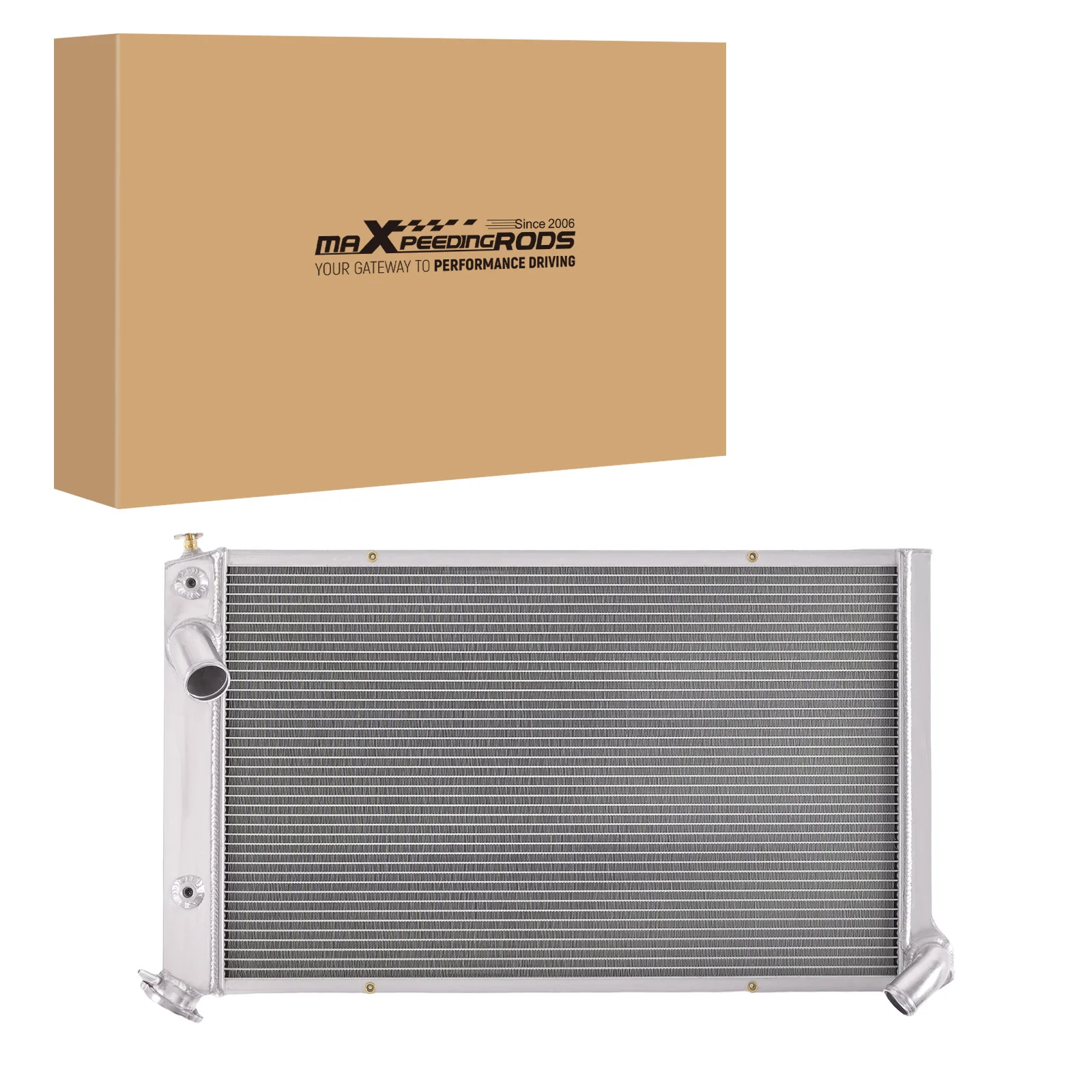 3 Row Aluminum Radiator for Chevrolet Corvette V8 5.7L 7.4L 1973-1976 RAD478 DPI478