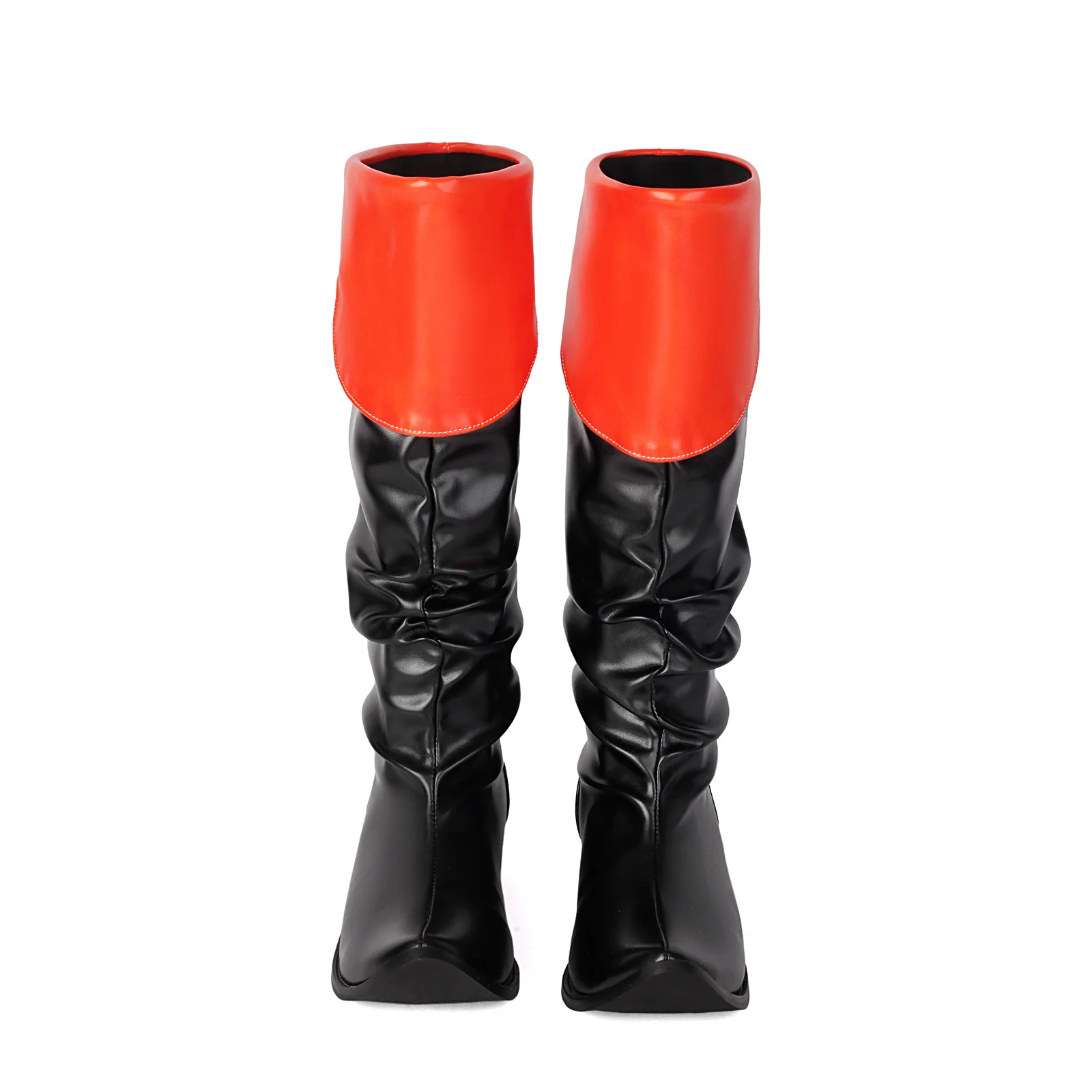 

Men's Medieval Renaissance Faux Leather Boots, Viking Gothic Pirate Cosplay Shoes