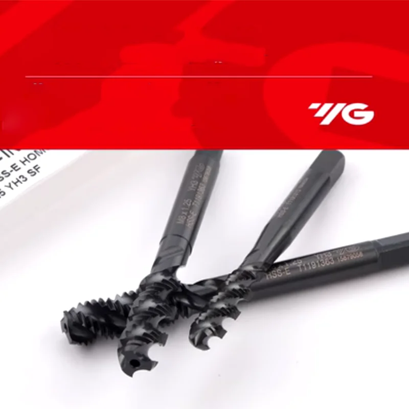 1PCS Korea YG T1191 Spiral Fluted Tap T1023 Spiral Pointed Tap M2 M3 M4 M5 M6 M8 M10 M12 Machine Thread Taps For stainless steel