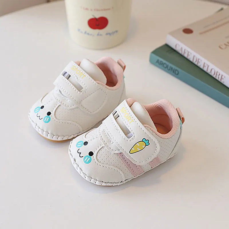 Cute Baby Shoe Spring New Cartoon Soft Sole Walking Shoe 0-1year Old Boy Girl Casual Shoe Versatile Kids Shoes Кроссовки Детские