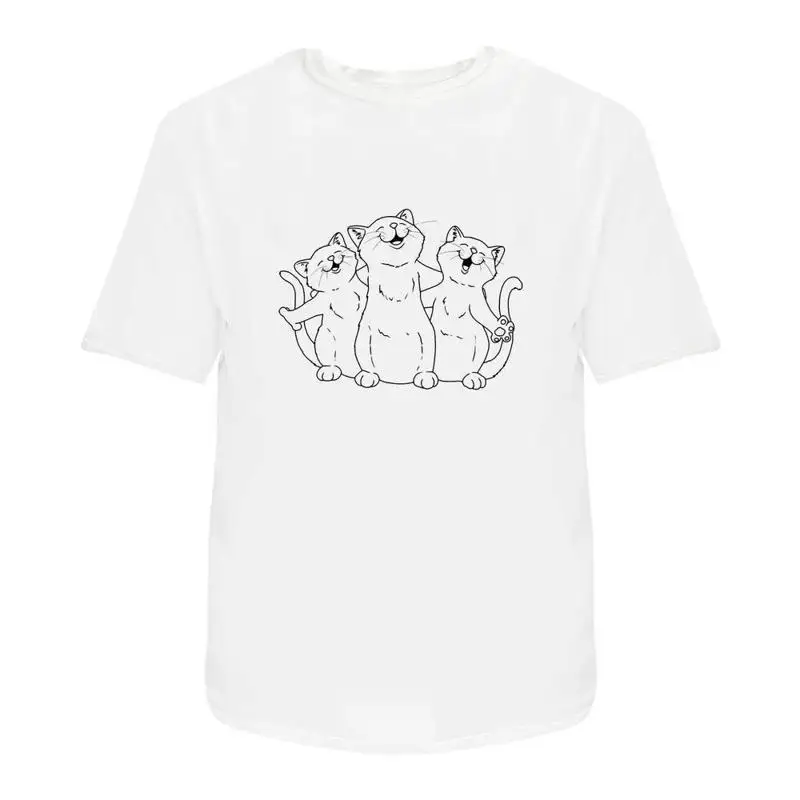 

Хлопковая футболка Singing Cat Trio Ta049316