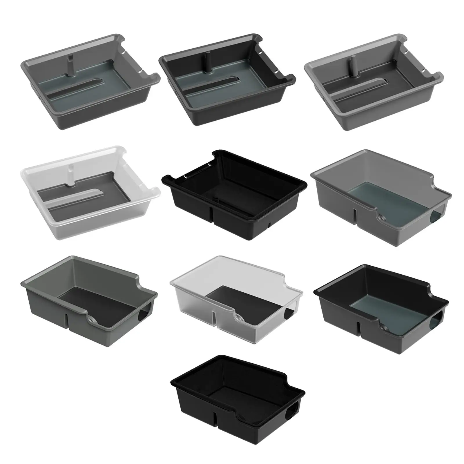 

Centre Console Organizer Tray Armrest Hidden Cubby Drawer Stowing Tidying for
