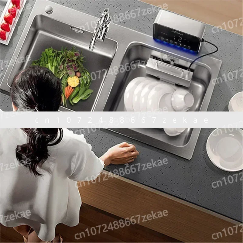 

Автоматическая бытовая бесплатная установка, настольная ультразвуковая посудомоечная машина 220 В, бытовая маленькая отдельно стоящая посудомоечная машина, полностью
