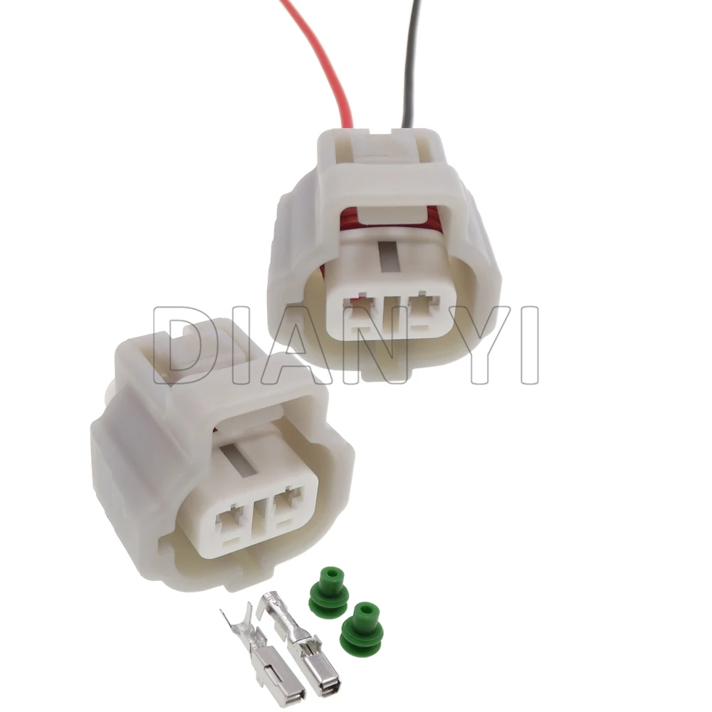 

1 Set 2 Way Starter Automobile Wiring Terminal Connector with Cables 6189-0189 Car Waterproof Socket