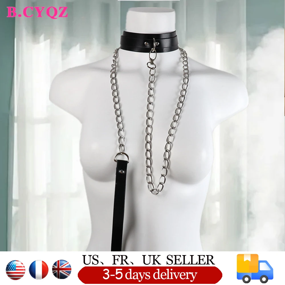 

Sexy Necklace For Women Collar Bdsm Choker Roleplay Slave Chain Collars Bondage Gothic jewelry Accessories Choker One Piece