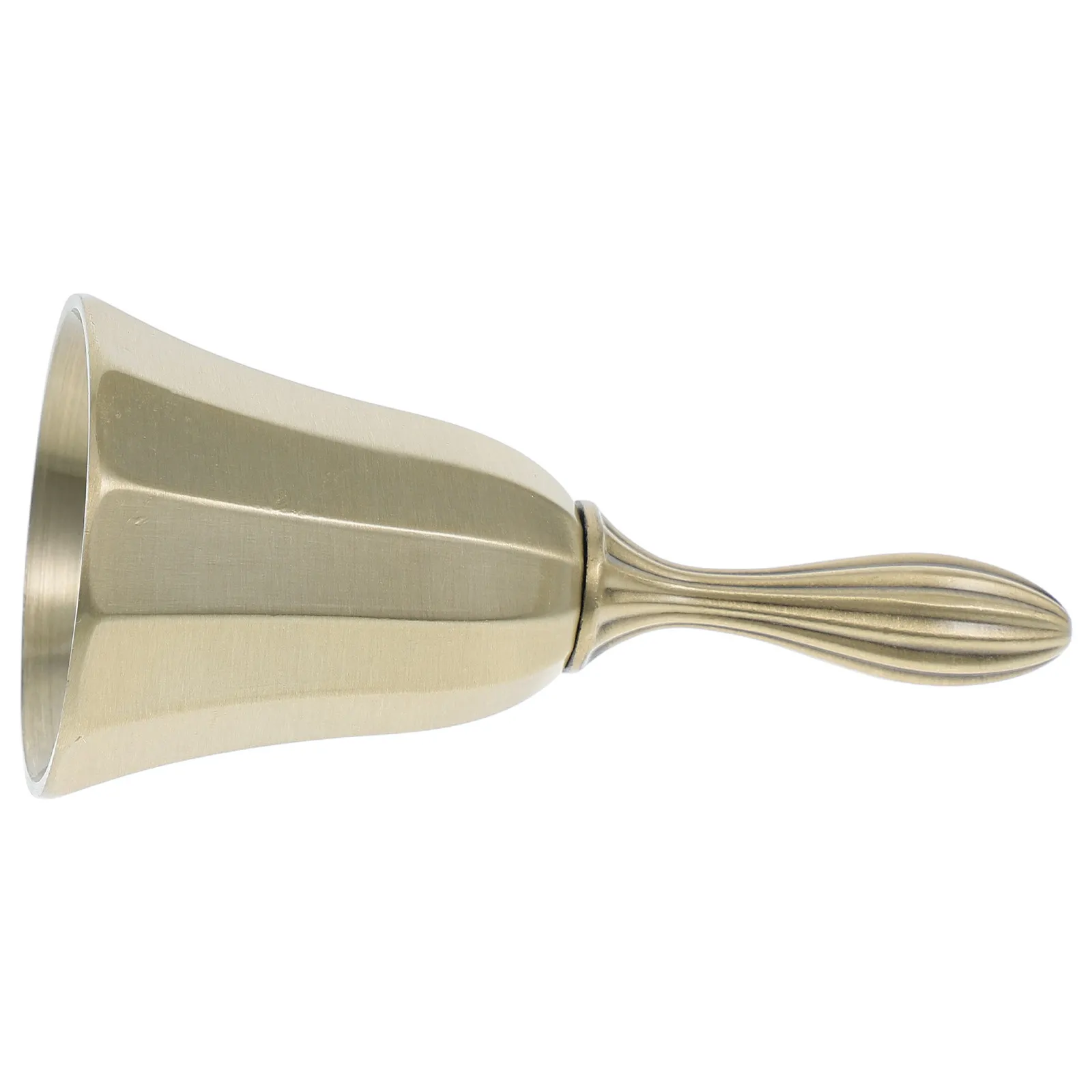Sturdy Sleek Metal Dinner Bell Loud Hand Bell for Teachers Waitstaff Seniors Classroom Bars Restaurants Service Counters Desk
