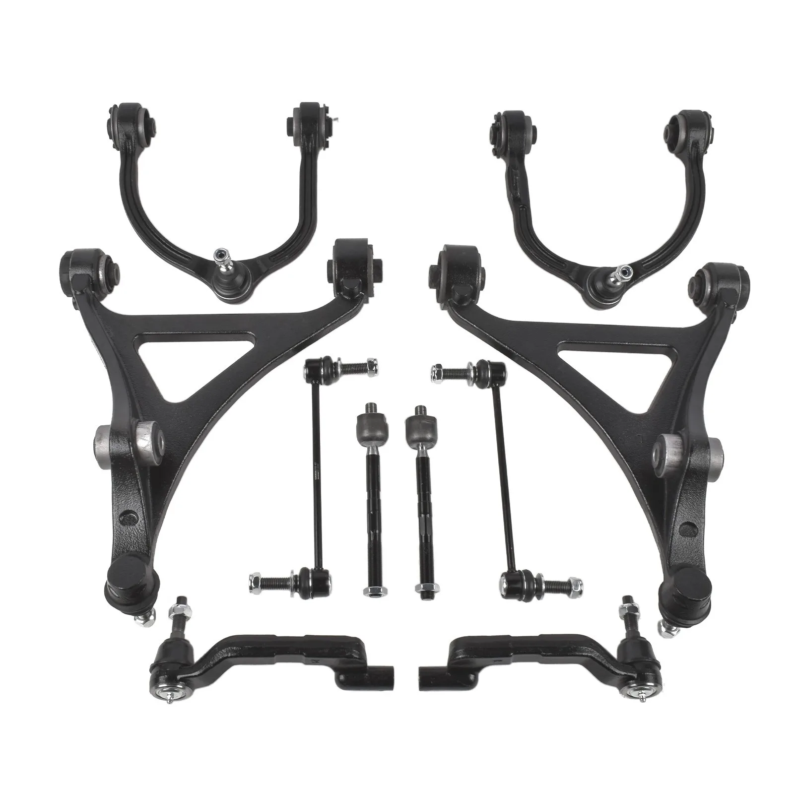 AP01 AWD 10pc Front Suspension Kit for 2012-2014 Chrysler 300 Dodge Charger 3.6L 5.7L MS251163, MS251164, K621537, K621538, K750154, ES800956, ES800957, EV800960