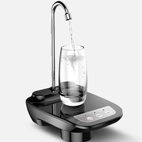 AEA9-Electric Water Pump Automatic Water Bottle Dispenser Black With Stand Water Dispenser