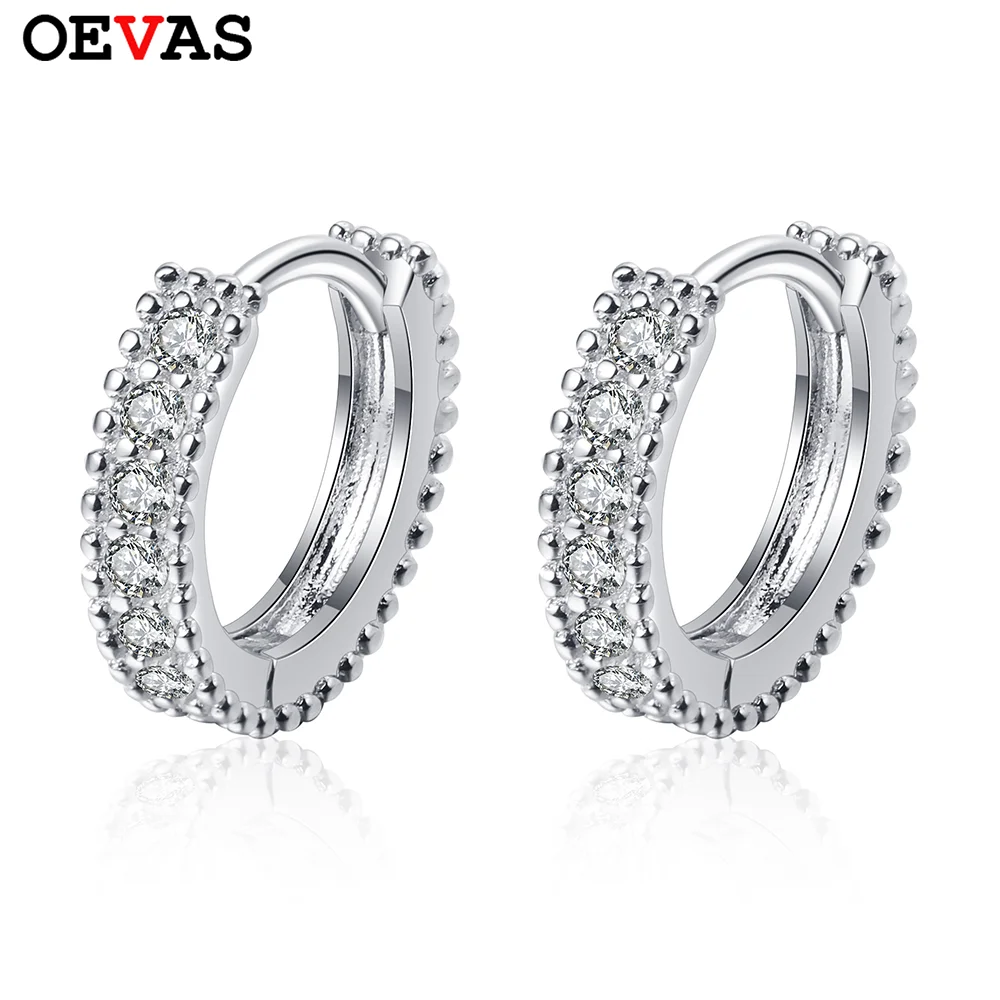 oevas-リアルモアッサナイトイヤリングフープ-100-925-スターリングシルバーイヤリング女性のためのスパークリングウェディングパーティー高級ファインジュエリーギフト
