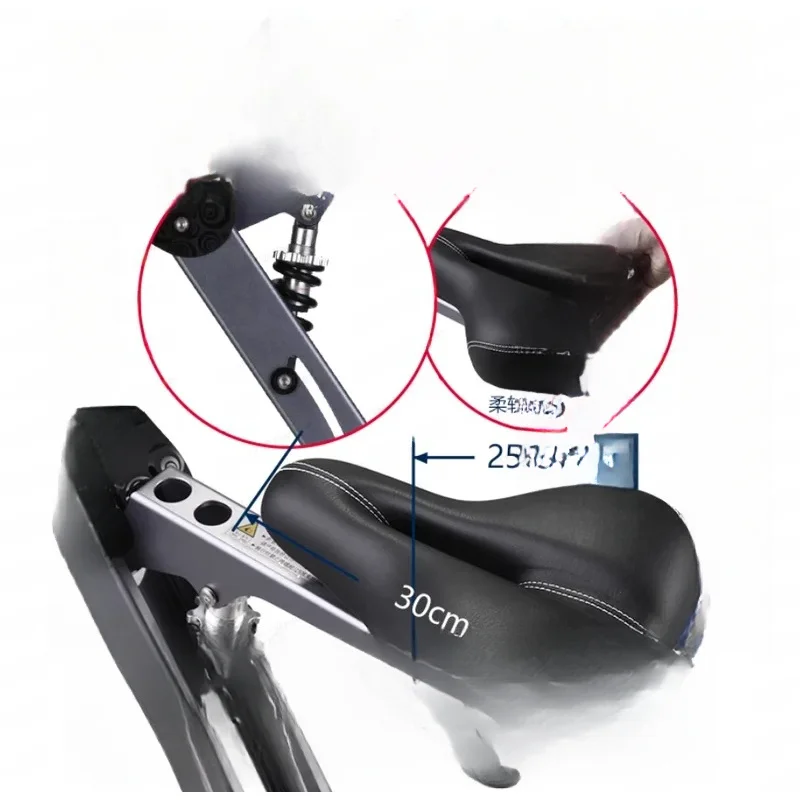 ES32 Electric Scooter 3 Wheels Foldable Trike Seat For Adults, Light Weight Mobility With Reverse Function And Key Switch