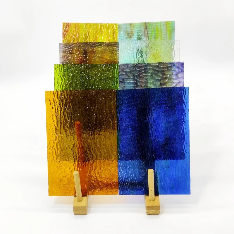 

8pcs 4X6in stained glass sheets black glass sheet, white glass sheet, gray glass sheet, DIY handmade material